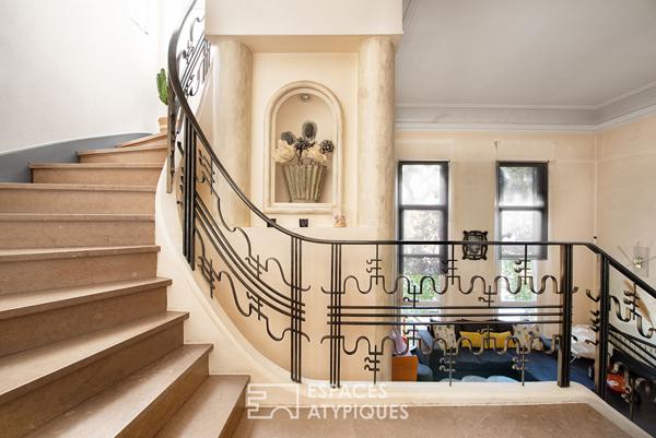 Maison d’architecte Art Déco avec parc et piscine