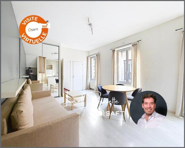 Avenue Lacassagne, T2 42m², cour partagée