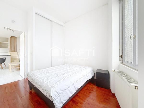 Avenue Lacassagne, T2 42m², cour partagée