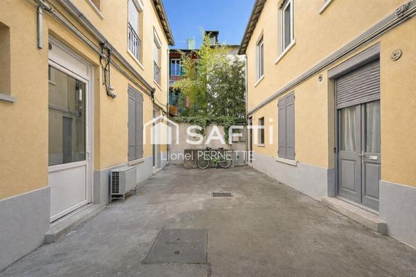 Avenue Lacassagne, T2 42m², cour partagée