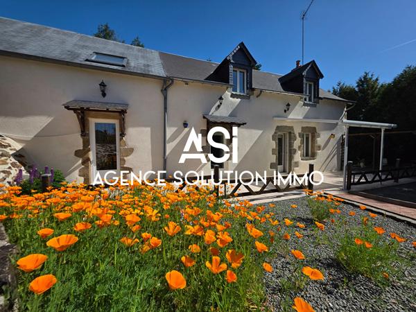 Belle longère de 173m² sur la commune de Courcité