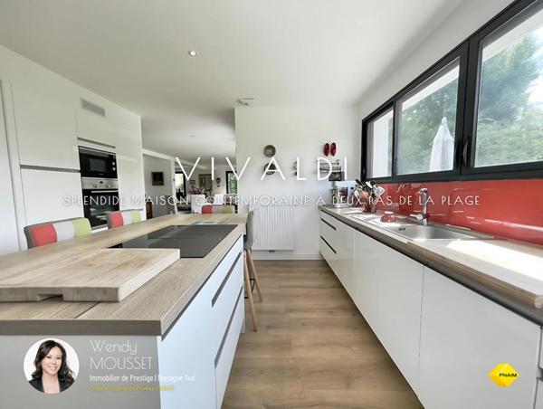 Splendide maison contemporaine à proximité immédiate de la plage