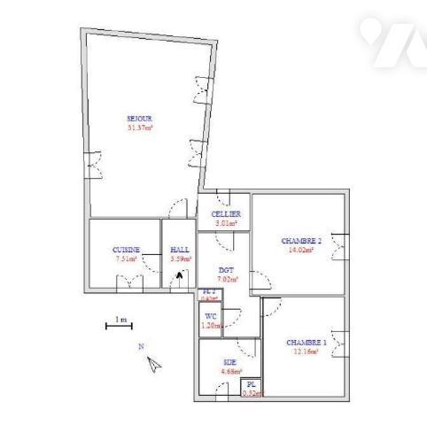 Située dans le quartier de Saint-André, à proximité de L'Estaque, cette maison de plain-pied d'...