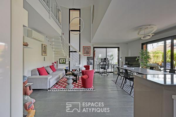 Loft-duplex d’architecte avec terrasse végétalisée