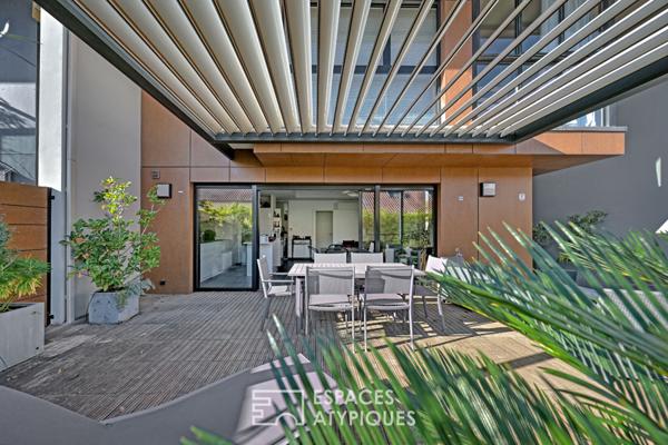 Loft-duplex d’architecte avec terrasse végétalisée