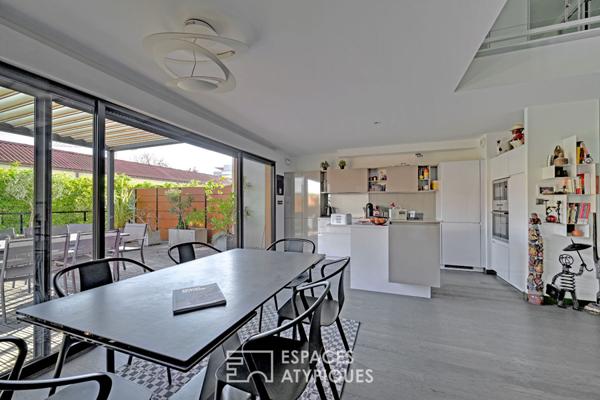 Loft-duplex d’architecte avec terrasse végétalisée
