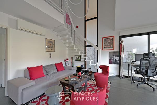 Loft-duplex d’architecte avec terrasse végétalisée