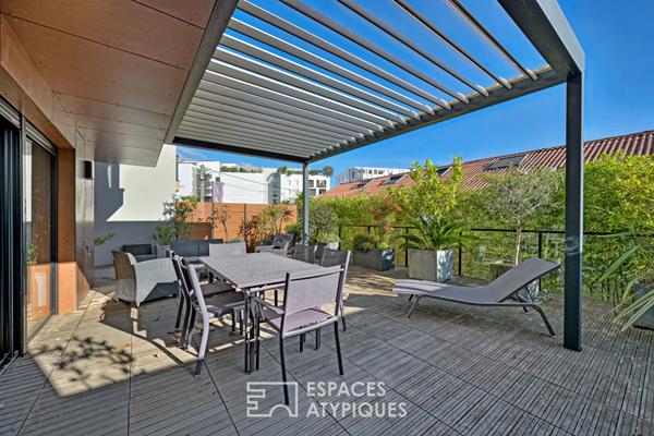 Loft-duplex d’architecte avec terrasse végétalisée