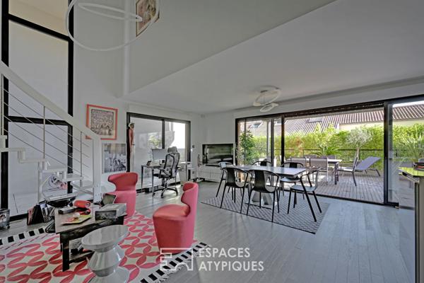 Loft-duplex d’architecte avec terrasse végétalisée
