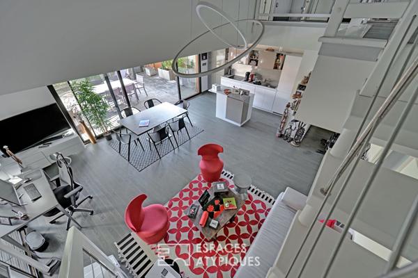 Loft-duplex d’architecte avec terrasse végétalisée