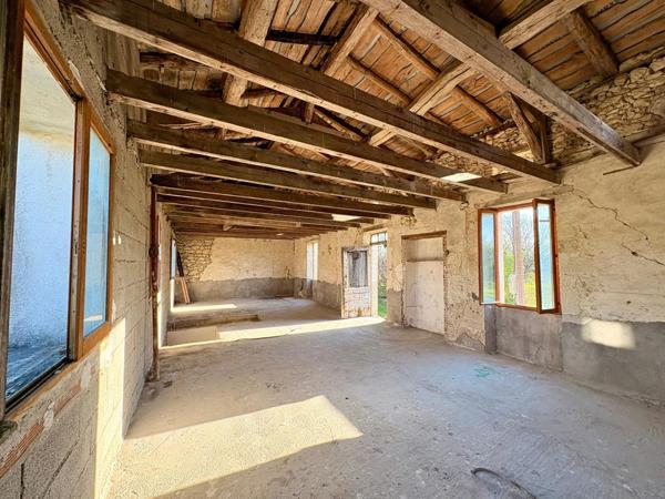 rojet de rénovation en pleine nature – maison en pierre avec potentiel - 100 m2