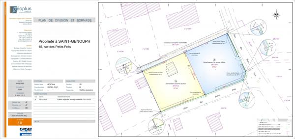 Terrain à vendre 652 m² Saint-Genouph