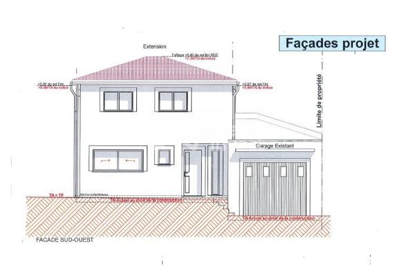 TERRAIN À BÂTIR AVEC PERMIS ACCORDÉ – SECTEUR ORGEMONT – PROJET MAISON