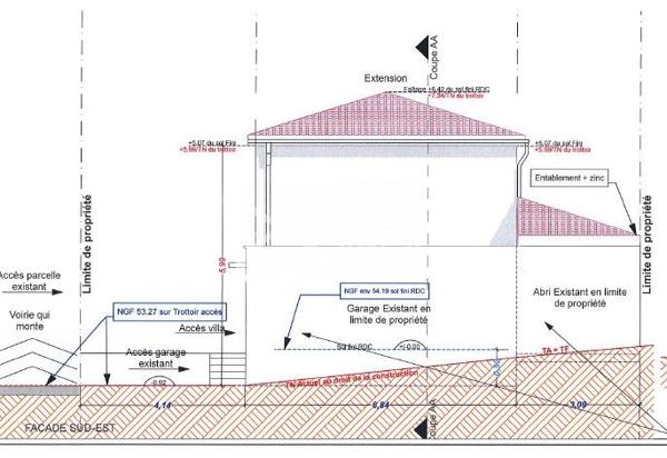 TERRAIN À BÂTIR AVEC PERMIS ACCORDÉ – SECTEUR ORGEMONT – PROJET MAISON