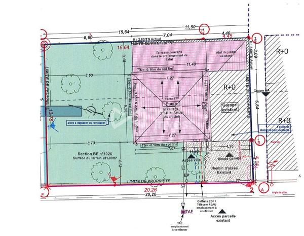 TERRAIN À BÂTIR AVEC PERMIS ACCORDÉ – SECTEUR ORGEMONT – PROJET MAISON
