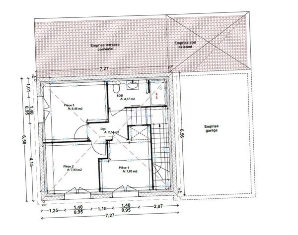TERRAIN À BÂTIR AVEC PERMIS ACCORDÉ – SECTEUR ORGEMONT – PROJET MAISON