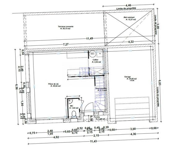 TERRAIN À BÂTIR AVEC PERMIS ACCORDÉ – SECTEUR ORGEMONT – PROJET MAISON