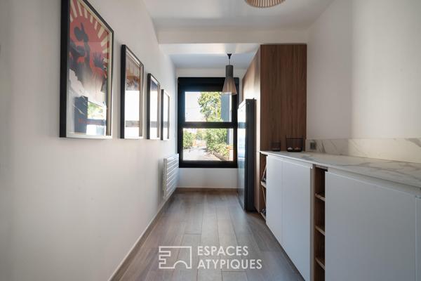 Maison d’architecte avec jardin et terrasse