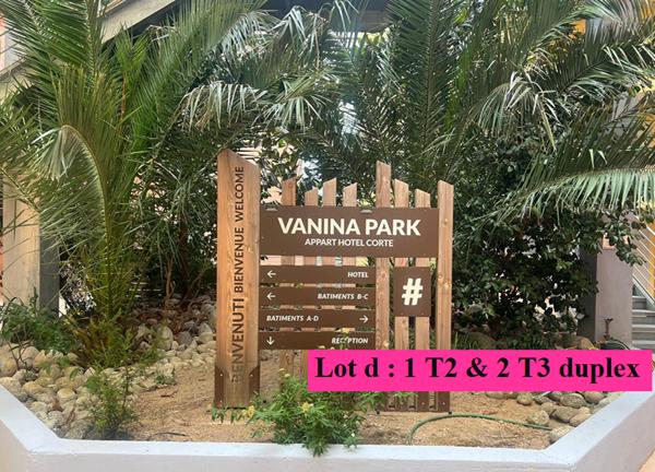 Lot d  - D'un T2 et de deux T3 duplex dans un immeuble à CORTE