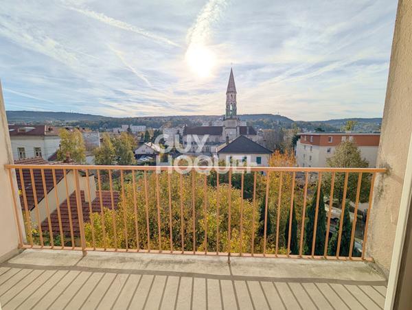 Chaprais, appartement 54 m² avec balcon vue dégagée