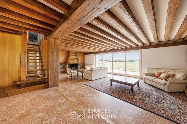 Maison d’architecte des années 70 et son domaine forestier d’exception
