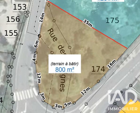 Terrain à vendre 800 m² Cernay