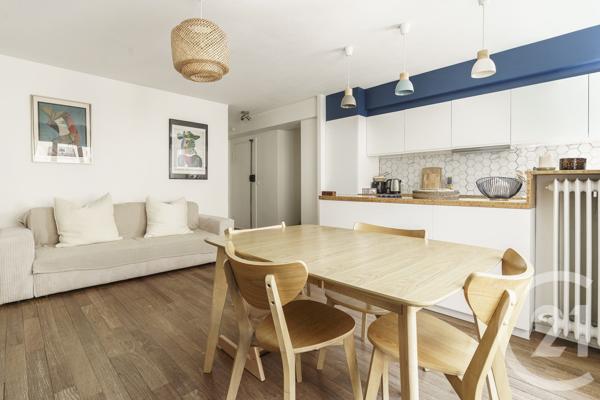 Appartement à vendre  3 pièces - 58 m 2   PARIS  - 75019