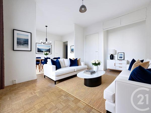 Appartement à vendre  3 pièces - 58 m 2   PARIS  - 75019