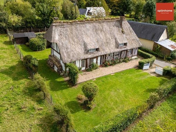 Magnifique Chaumière normande de charme avec 6 chambres sur 180 m2 à quelques km de Pont-l’Évêque