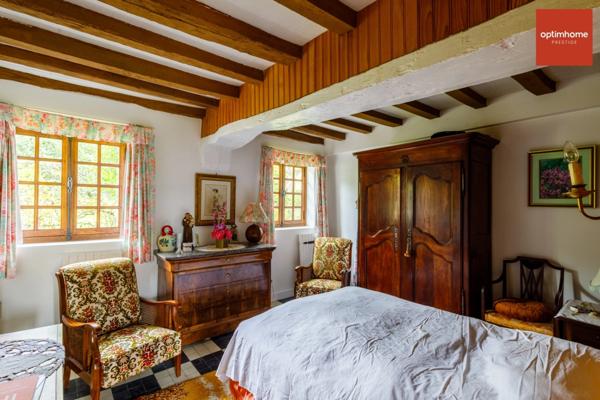 Magnifique Chaumière normande de charme avec 6 chambres sur 180 m2 à quelques km de Pont-l’Évêque
