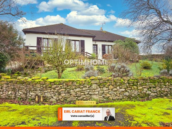 MAISON DE 156 M² AVEC UN APPARTEMENT, L’ENSEMBLE SUR 762 M² DE TERRAIN CLOS :