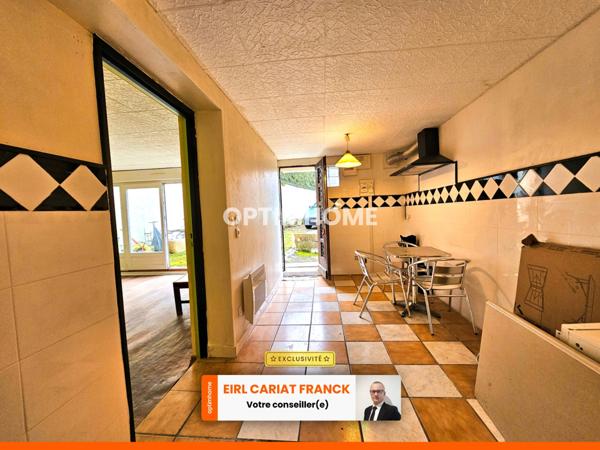 MAISON DE 156 M² AVEC UN APPARTEMENT, L’ENSEMBLE SUR 762 M² DE TERRAIN CLOS :