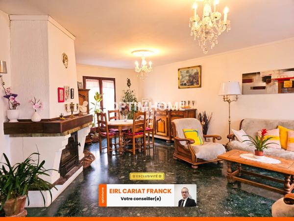 MAISON DE 156 M² AVEC UN APPARTEMENT, L’ENSEMBLE SUR 762 M² DE TERRAIN CLOS :