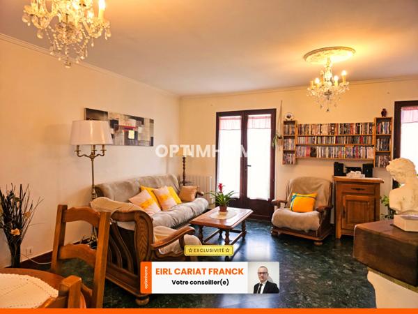 MAISON DE 156 M² AVEC UN APPARTEMENT, L’ENSEMBLE SUR 762 M² DE TERRAIN CLOS :