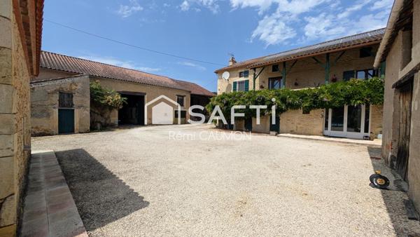 Belle propriété en pierre avec piscine et dépendances