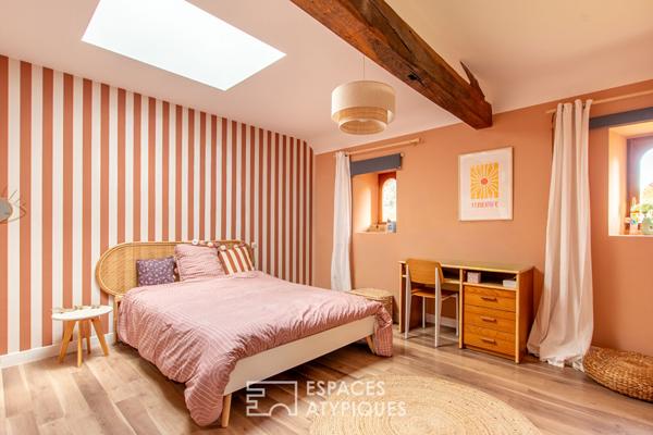 Propriété d’exception : Authentique longère rénovée