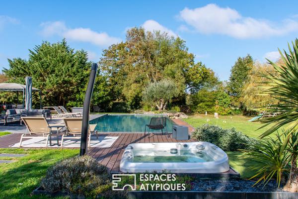 Propriété d’exception : Authentique longère rénovée