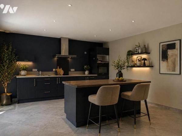 Maison traditionnelle contemporaine de plain-pied