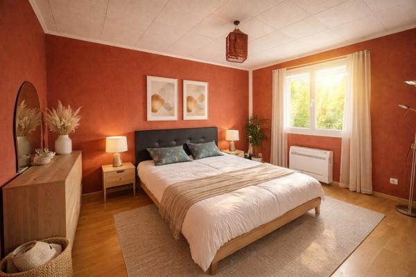 Maison 5 pièces – 116m² – 4 chambres + bureau – Terrain piscinable – Garage