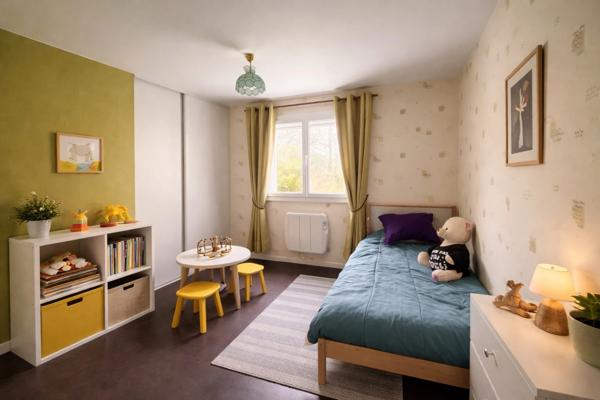 Maison 5 pièces – 116m² – 4 chambres + bureau – Terrain piscinable – Garage