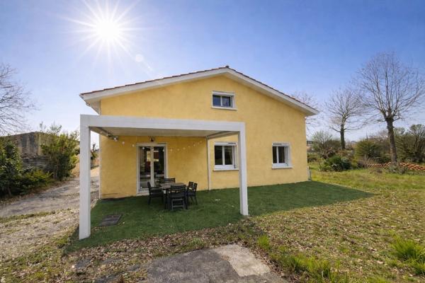 Maison 5 pièces – 116m² – 4 chambres + bureau – Terrain piscinable – Garage