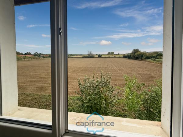 Dpt Gers (32), à vendre BARCELONNE DU GERS belle maison T5 de 105 m² habitables sur 2 niveaux + garage sur 617 m² de terrain, au bout d'une impasse, au calme