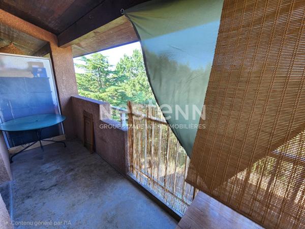 Appartement Toulouse T2 49 m2 avec parking et cave, vue degagee bois, quartier La Terrasse