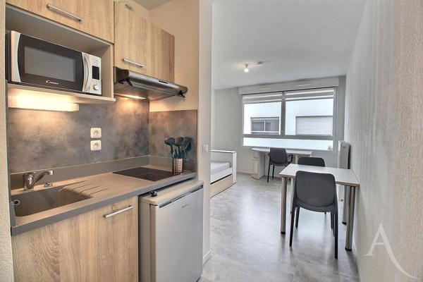 Studio meublé de 22 m² en résidence étudiante