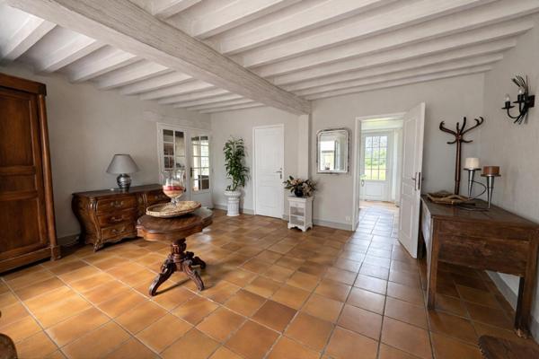 Longère de charme avec parc boisé