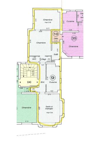 Nanterre (92000) Nanterre Centre ville, rue Sadi Carnot T3 de 57m2 avec cave