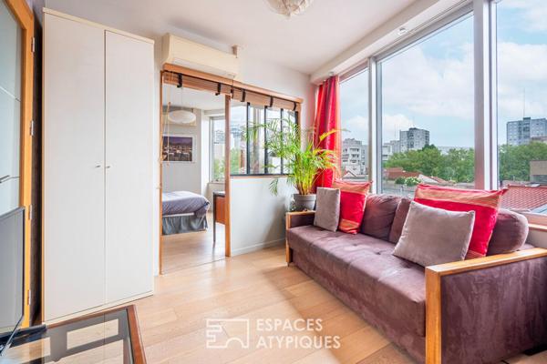 Appartement type loft avec rooftop