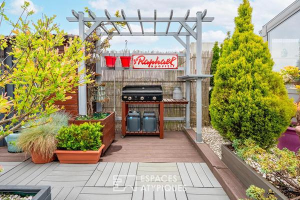 Appartement type loft avec rooftop