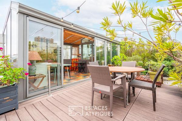 Appartement type loft avec rooftop