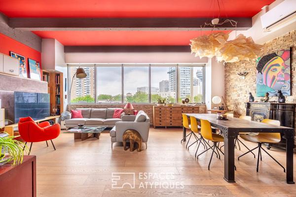 Appartement type loft avec rooftop